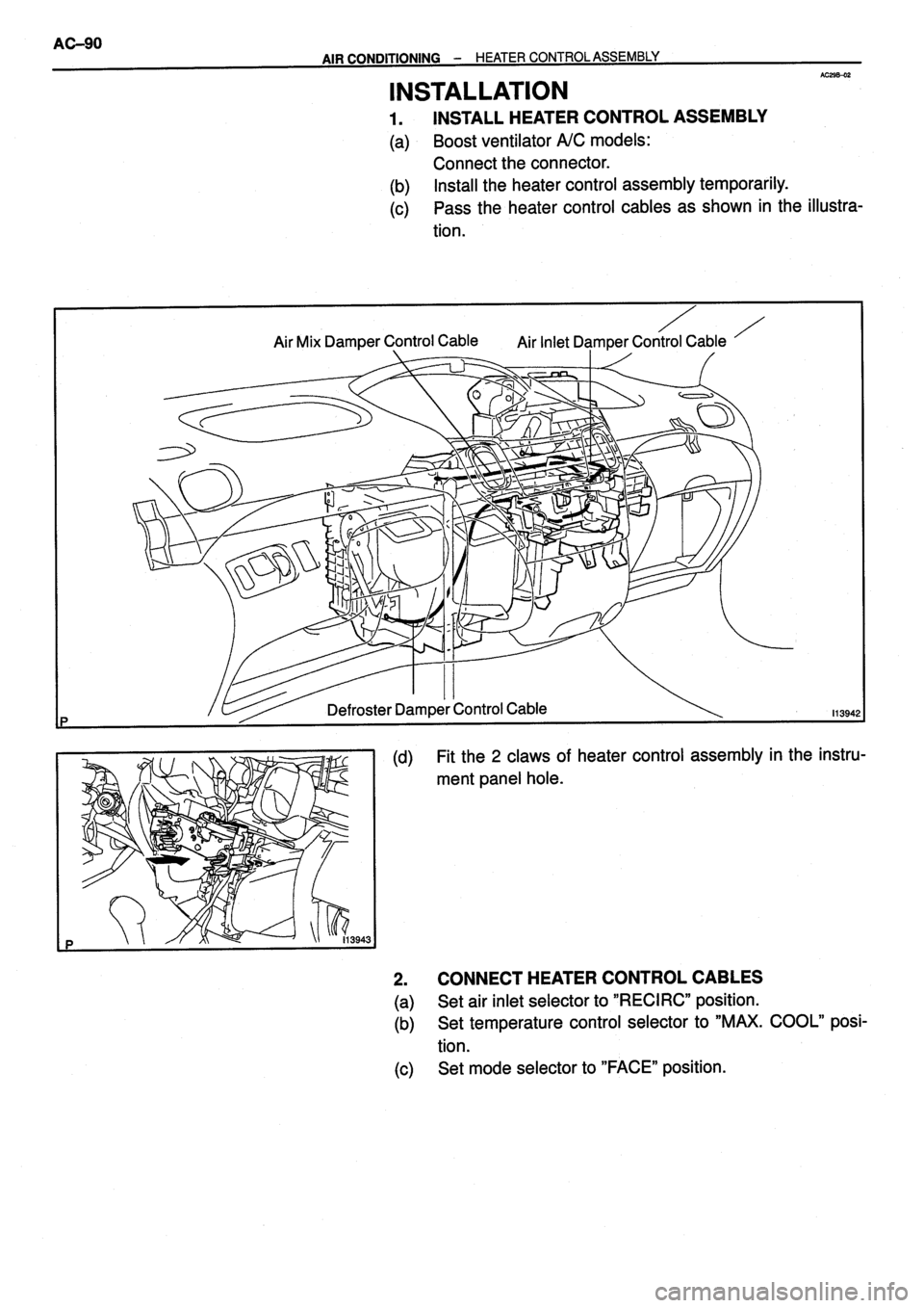TOYOTA VERSO 1999  Repair Manual 