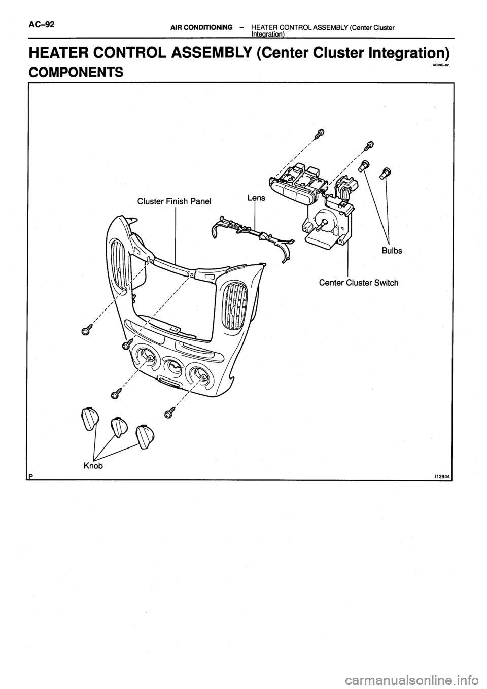 TOYOTA VERSO 1999  Repair Manual 