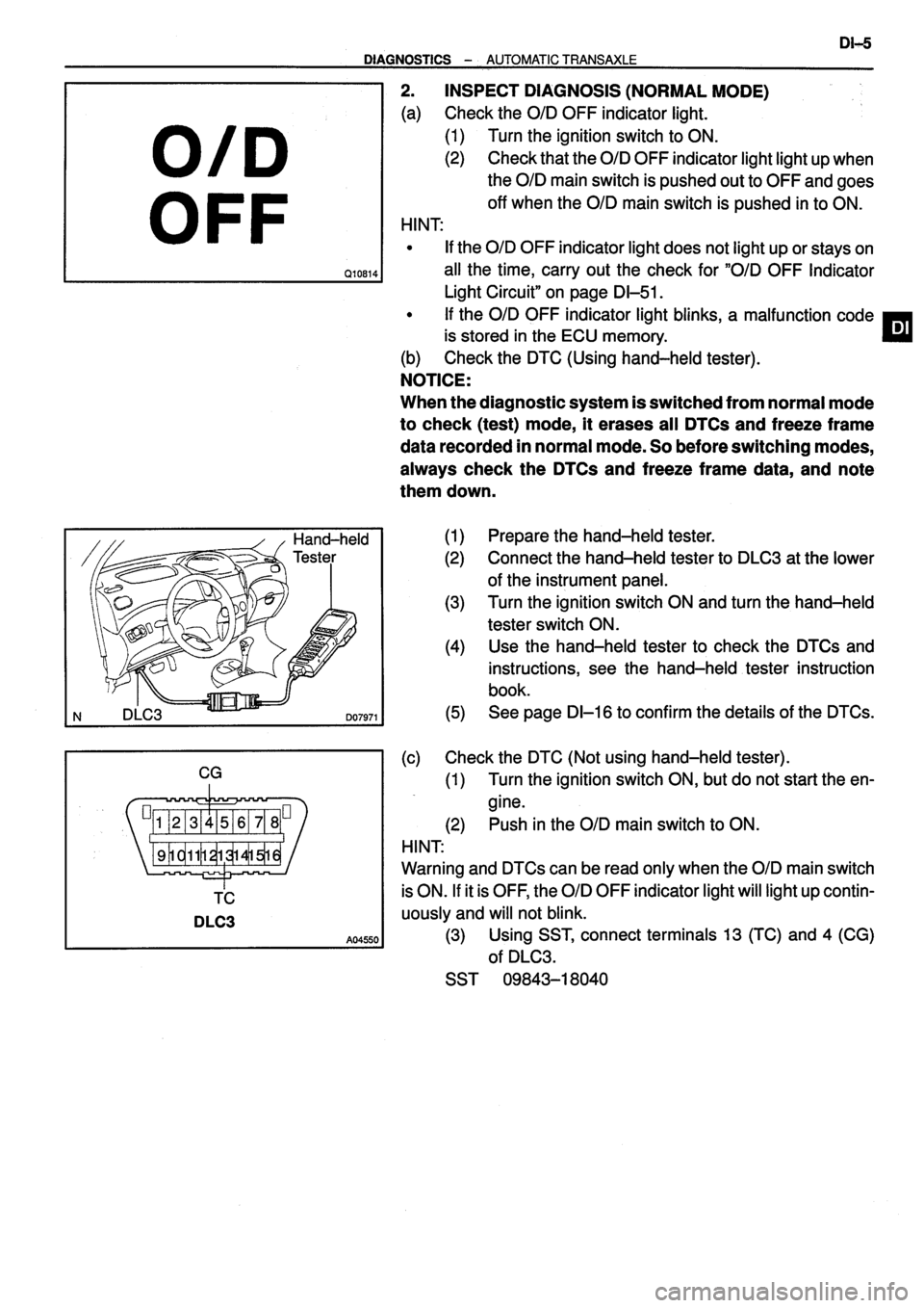 TOYOTA VERSO 1999  Repair Manual 