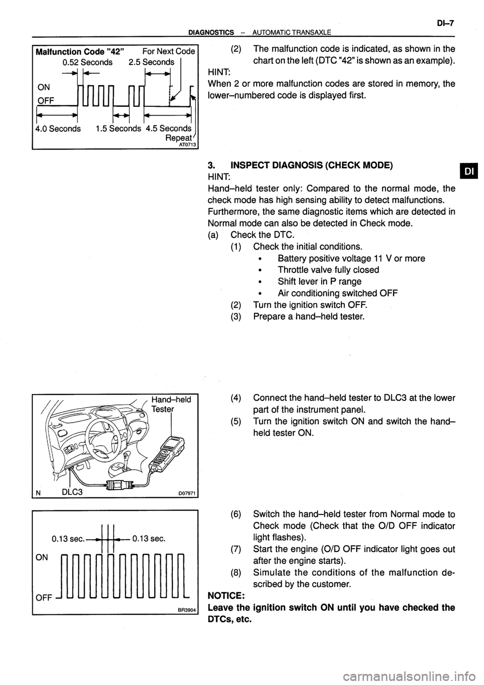 TOYOTA VERSO 1999  Repair Manual 
