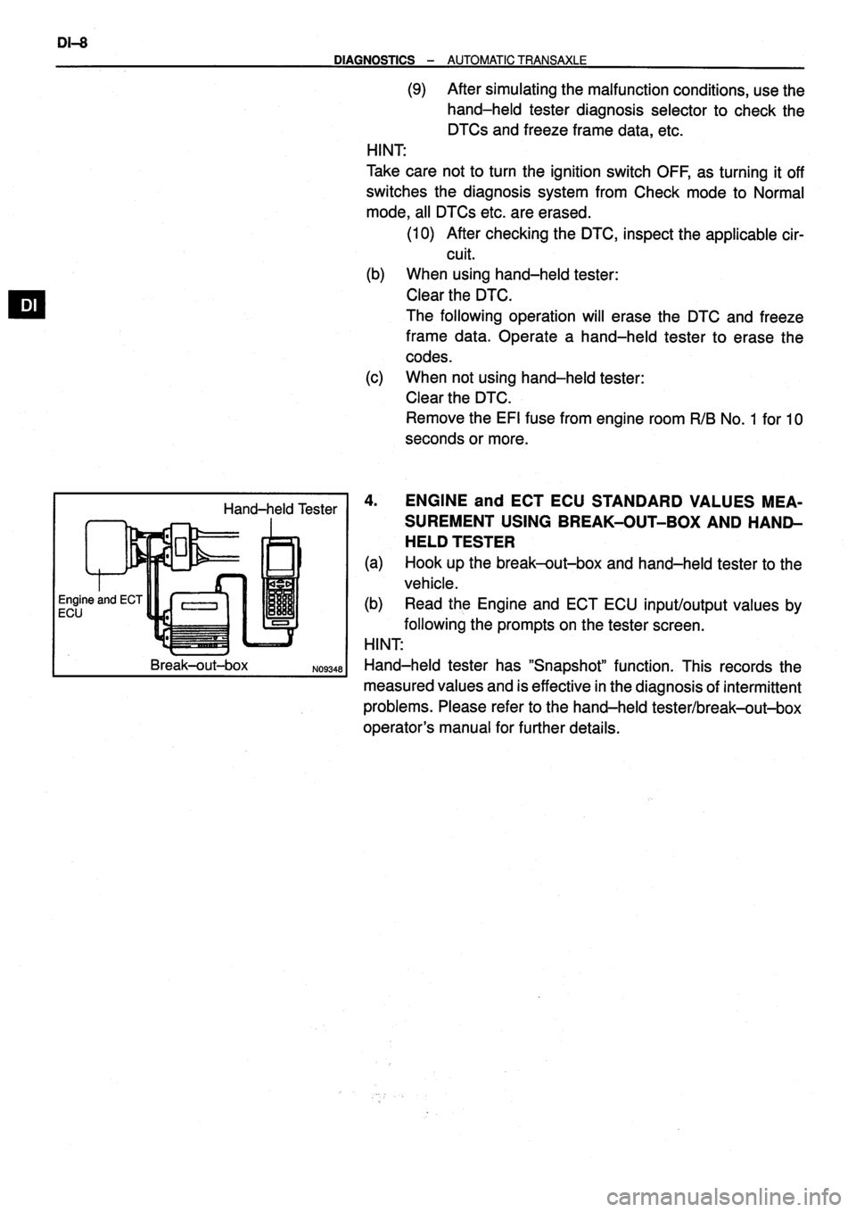 TOYOTA VERSO 1999  Repair Manual 