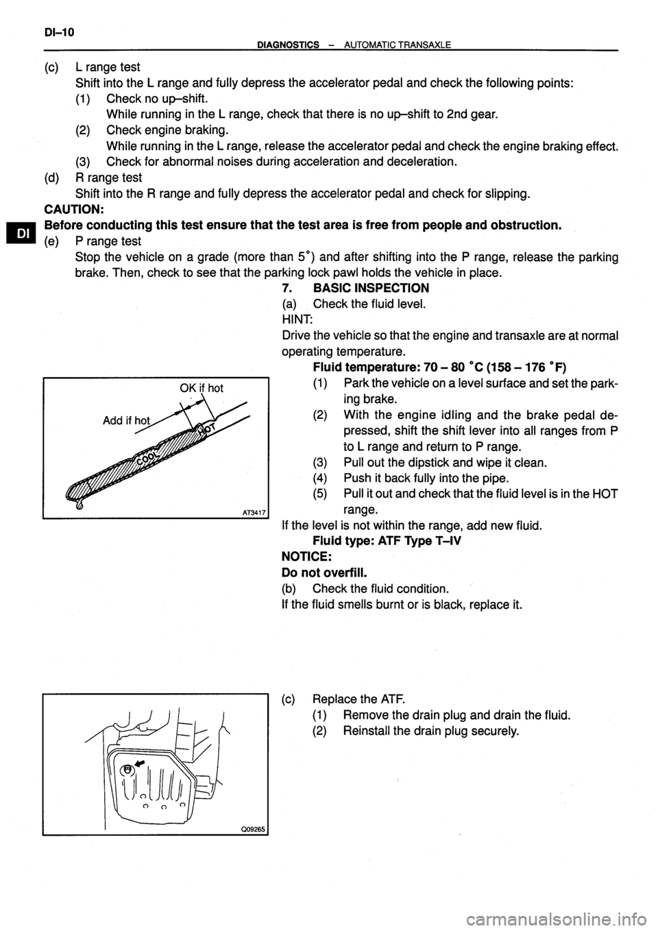 TOYOTA VERSO 1999  Repair Manual 