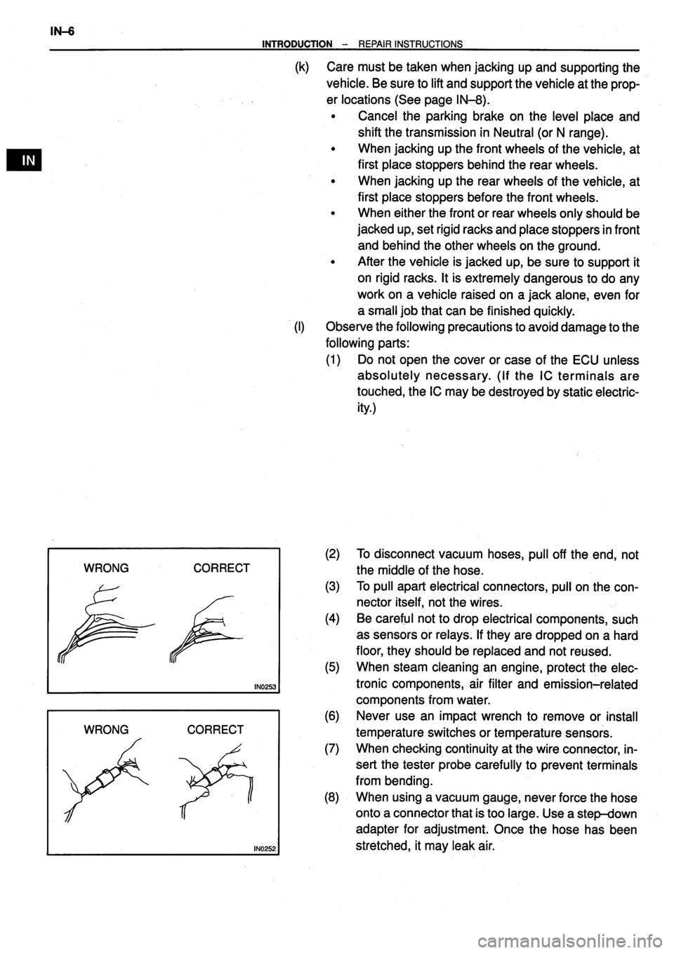TOYOTA VERSO 1999  Repair Manual 