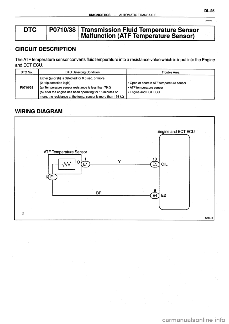 TOYOTA VERSO 1999  Repair Manual 