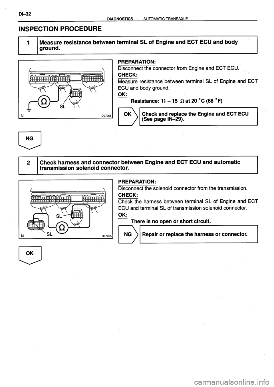 TOYOTA VERSO 1999  Repair Manual 
