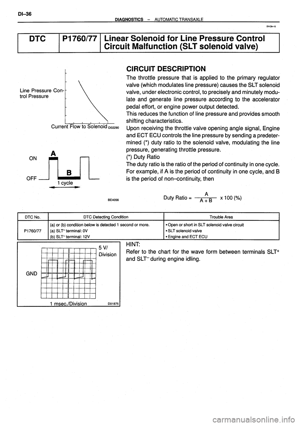 TOYOTA VERSO 1999  Repair Manual 