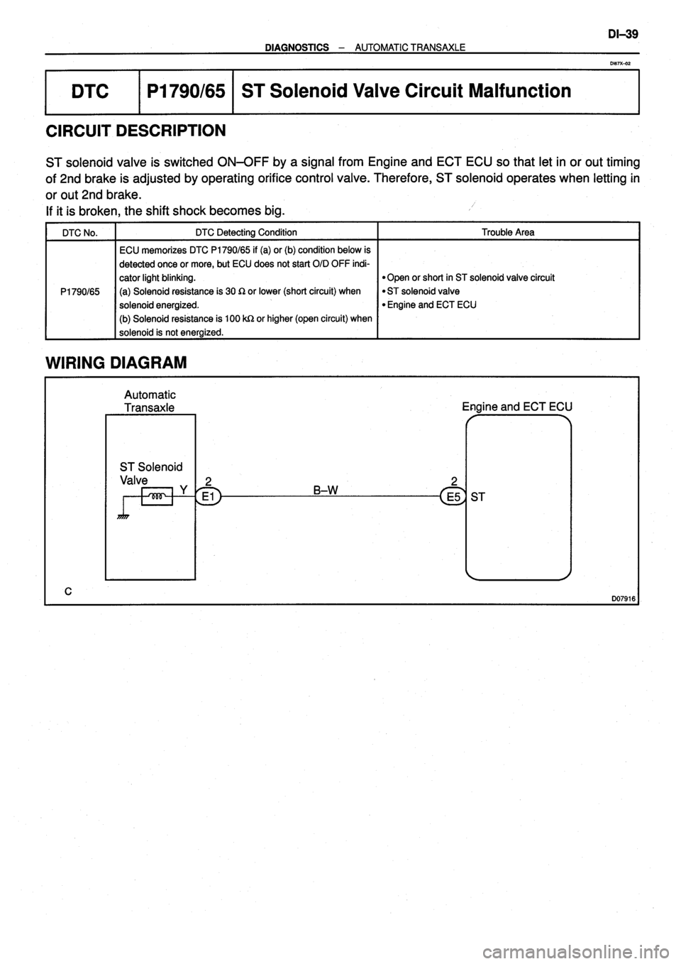 TOYOTA VERSO 1999  Repair Manual 