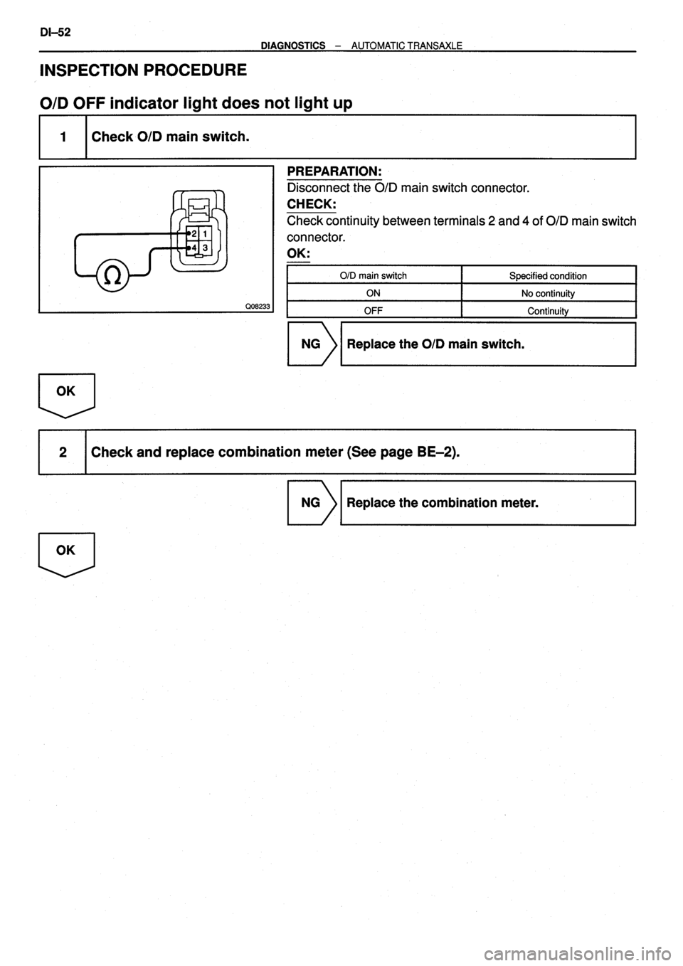 TOYOTA VERSO 1999  Repair Manual 