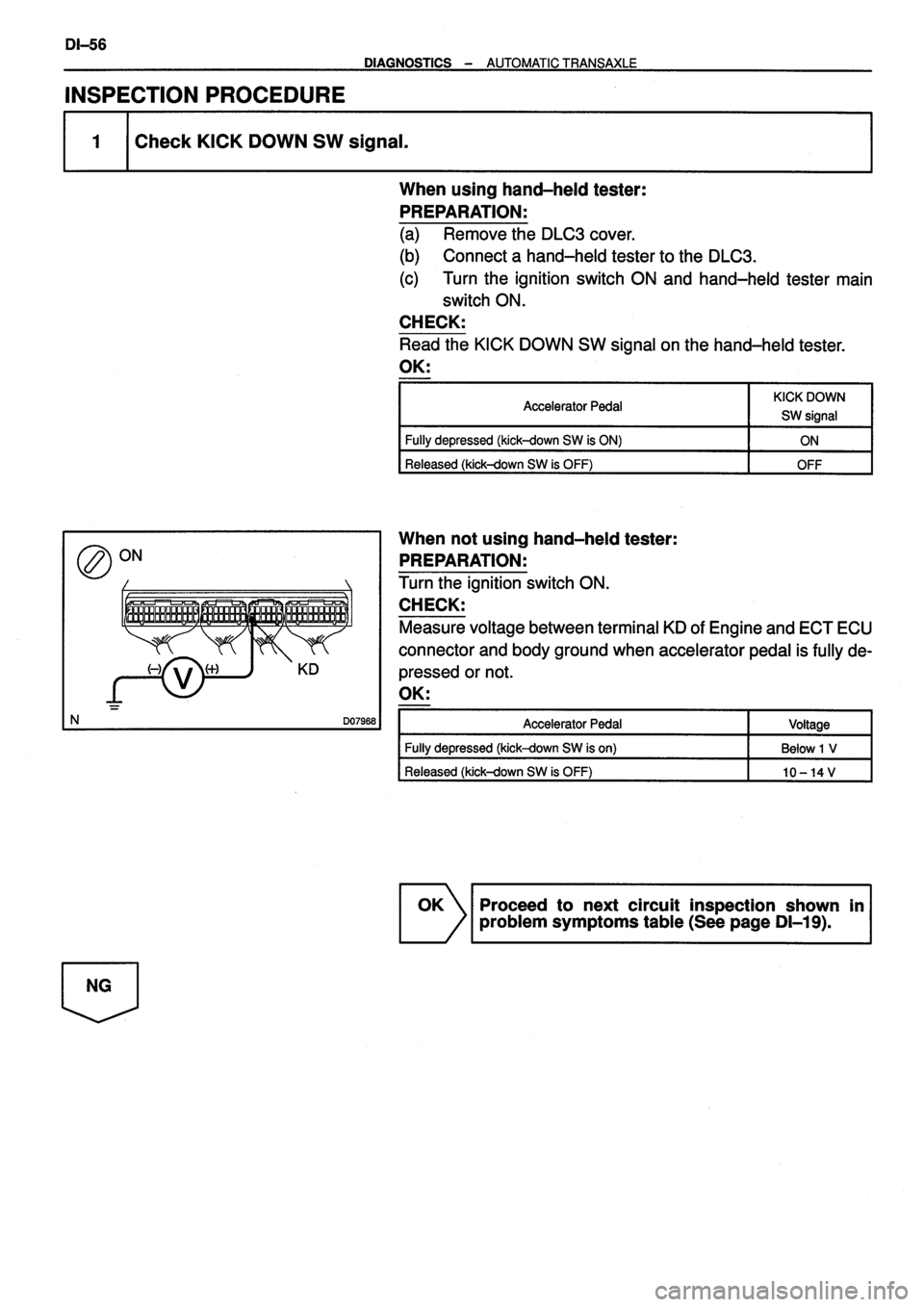 TOYOTA VERSO 1999  Repair Manual 