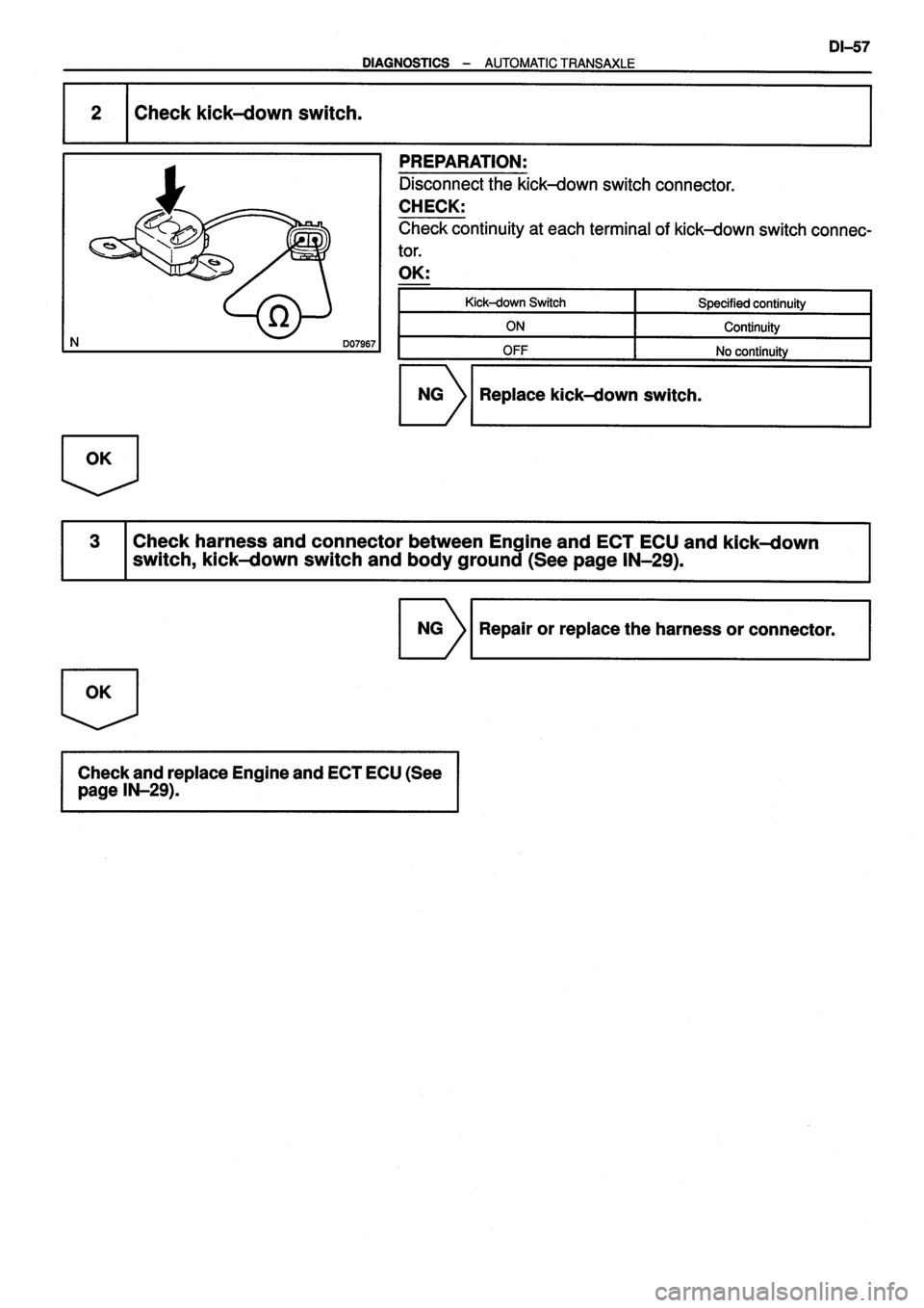 TOYOTA VERSO 1999  Repair Manual 