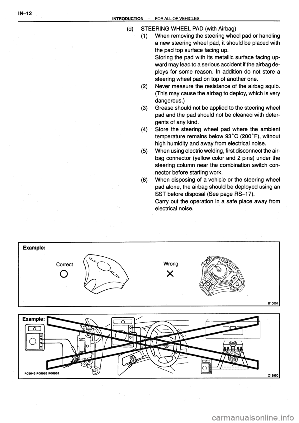 TOYOTA VERSO 1999  Repair Manual 