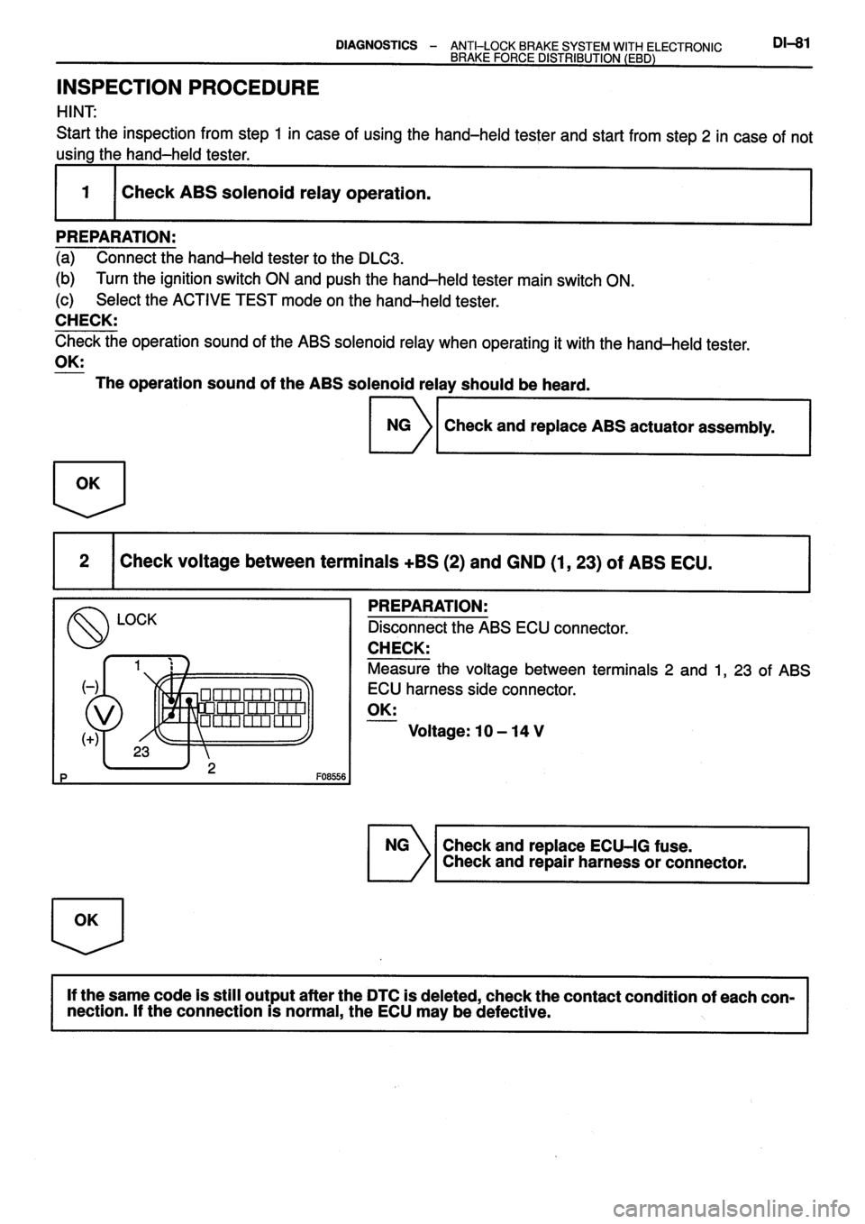 TOYOTA VERSO 1999  Repair Manual 