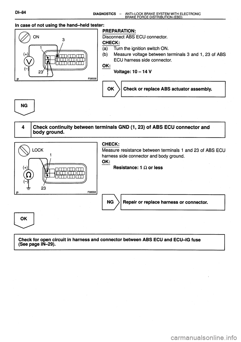 TOYOTA VERSO 1999  Repair Manual 