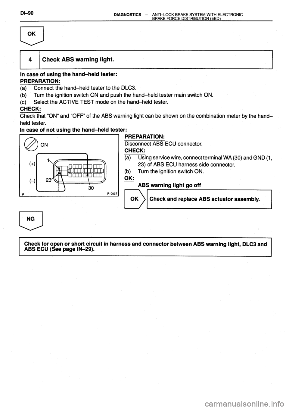 TOYOTA VERSO 1999  Repair Manual 