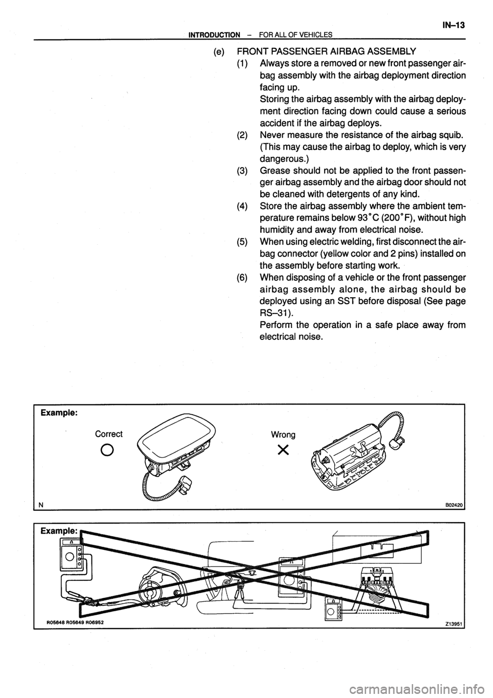 TOYOTA VERSO 1999  Repair Manual 