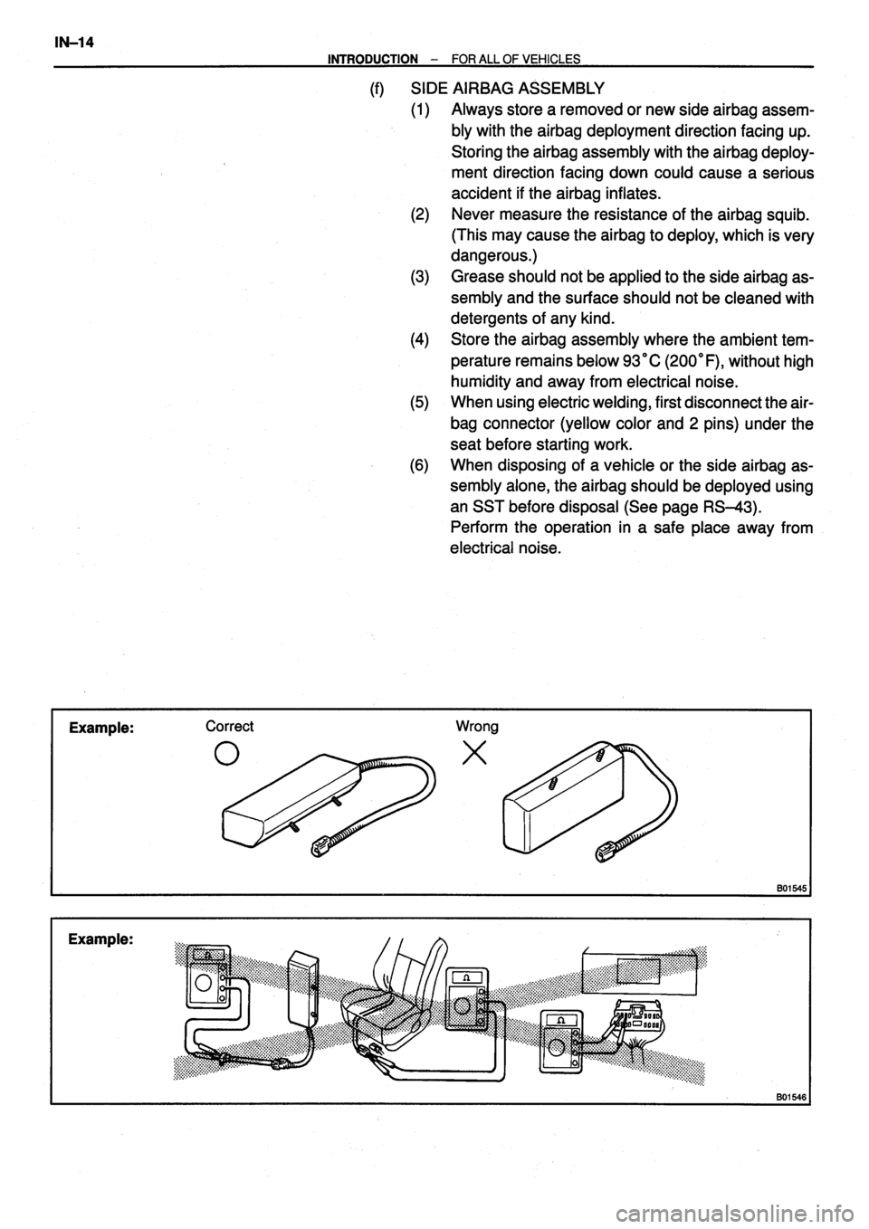 TOYOTA VERSO 1999  Repair Manual 