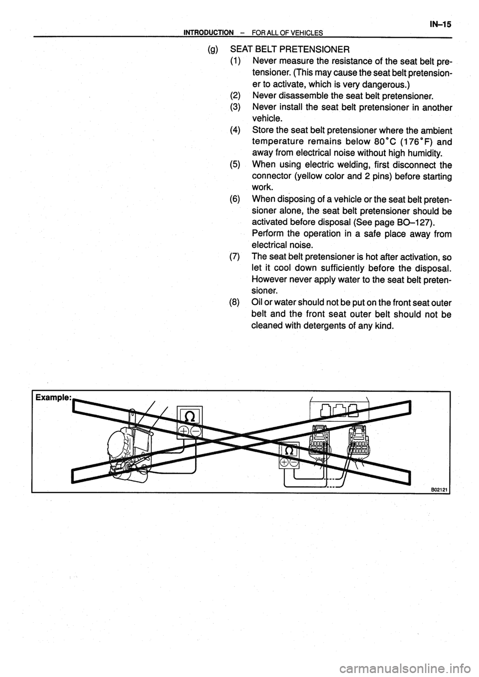 TOYOTA VERSO 1999  Repair Manual 