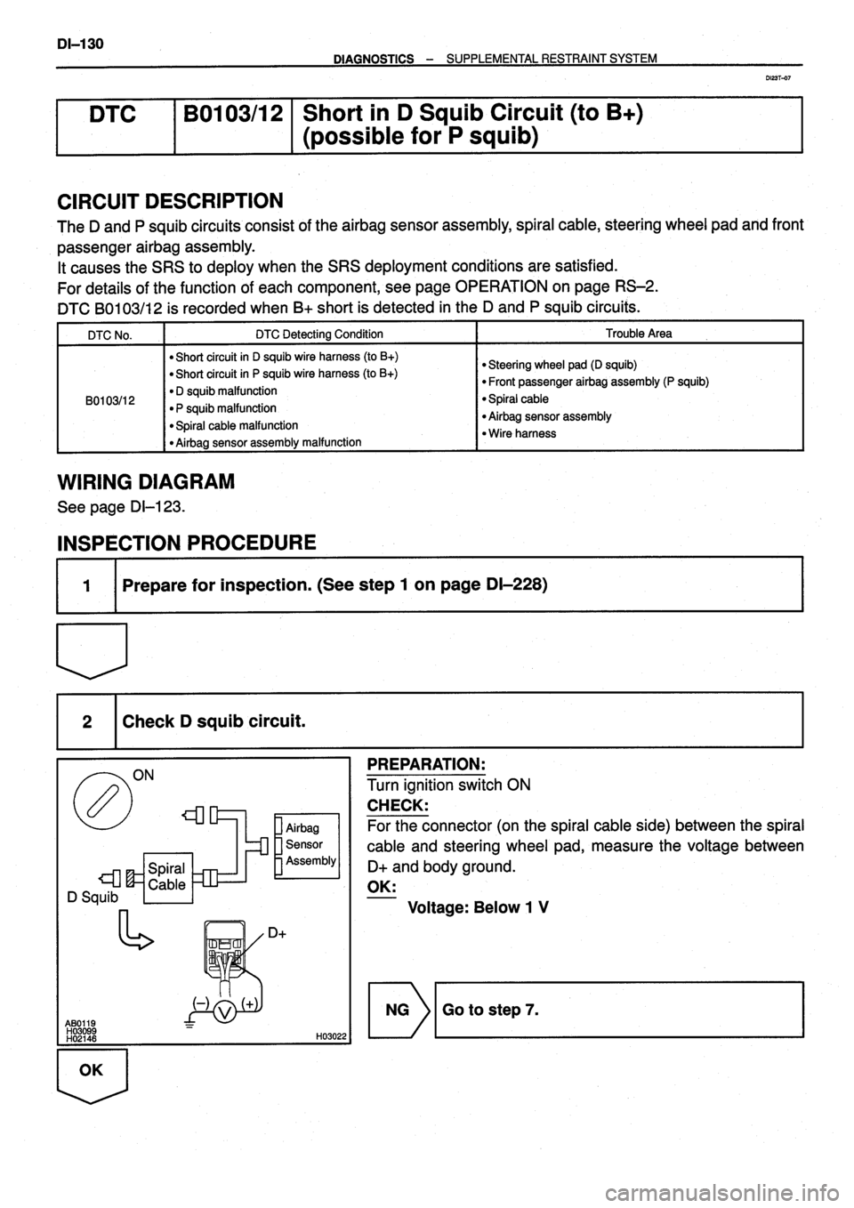 TOYOTA VERSO 1999  Repair Manual 