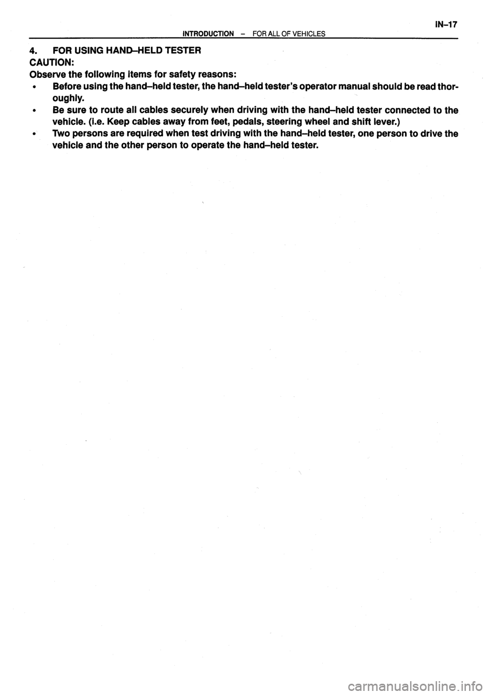 TOYOTA VERSO 1999  Repair Manual 