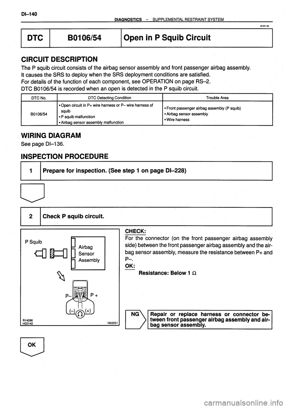 TOYOTA VERSO 1999  Repair Manual 