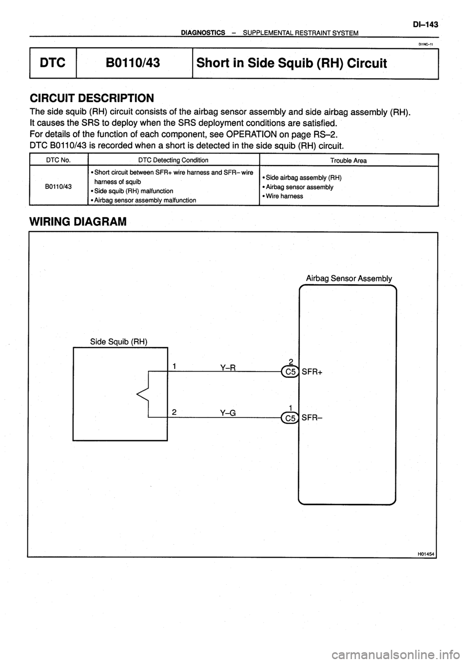 TOYOTA VERSO 1999  Repair Manual 