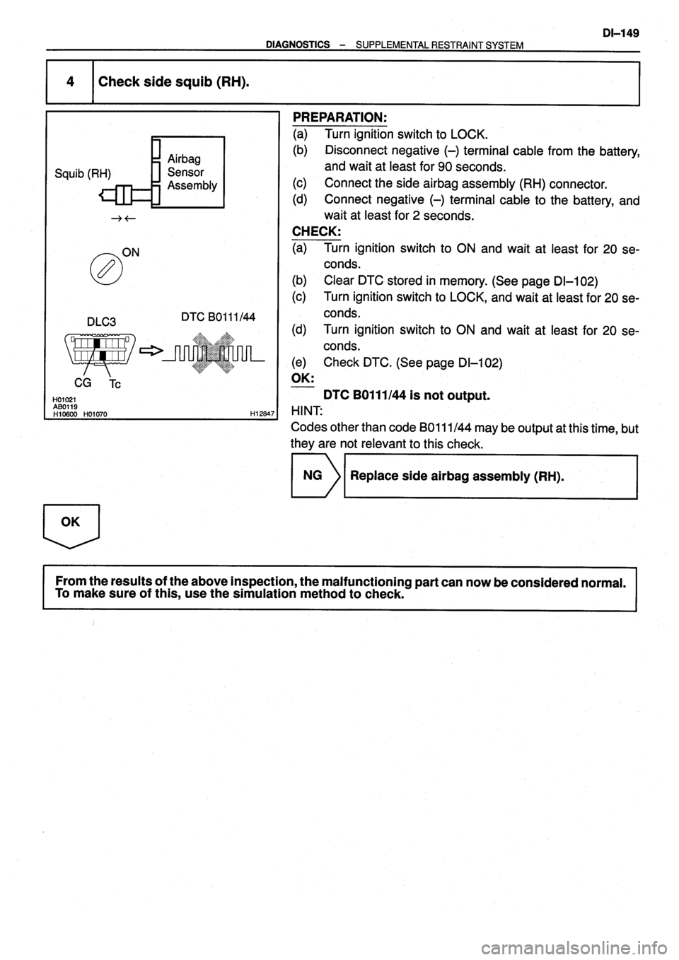 TOYOTA VERSO 1999  Repair Manual 