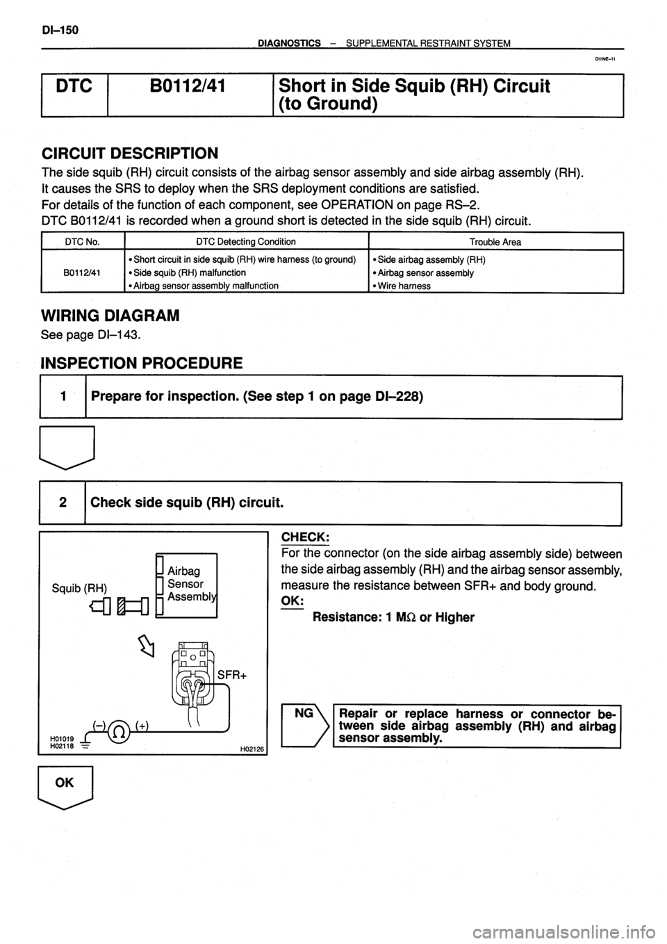 TOYOTA VERSO 1999  Repair Manual 