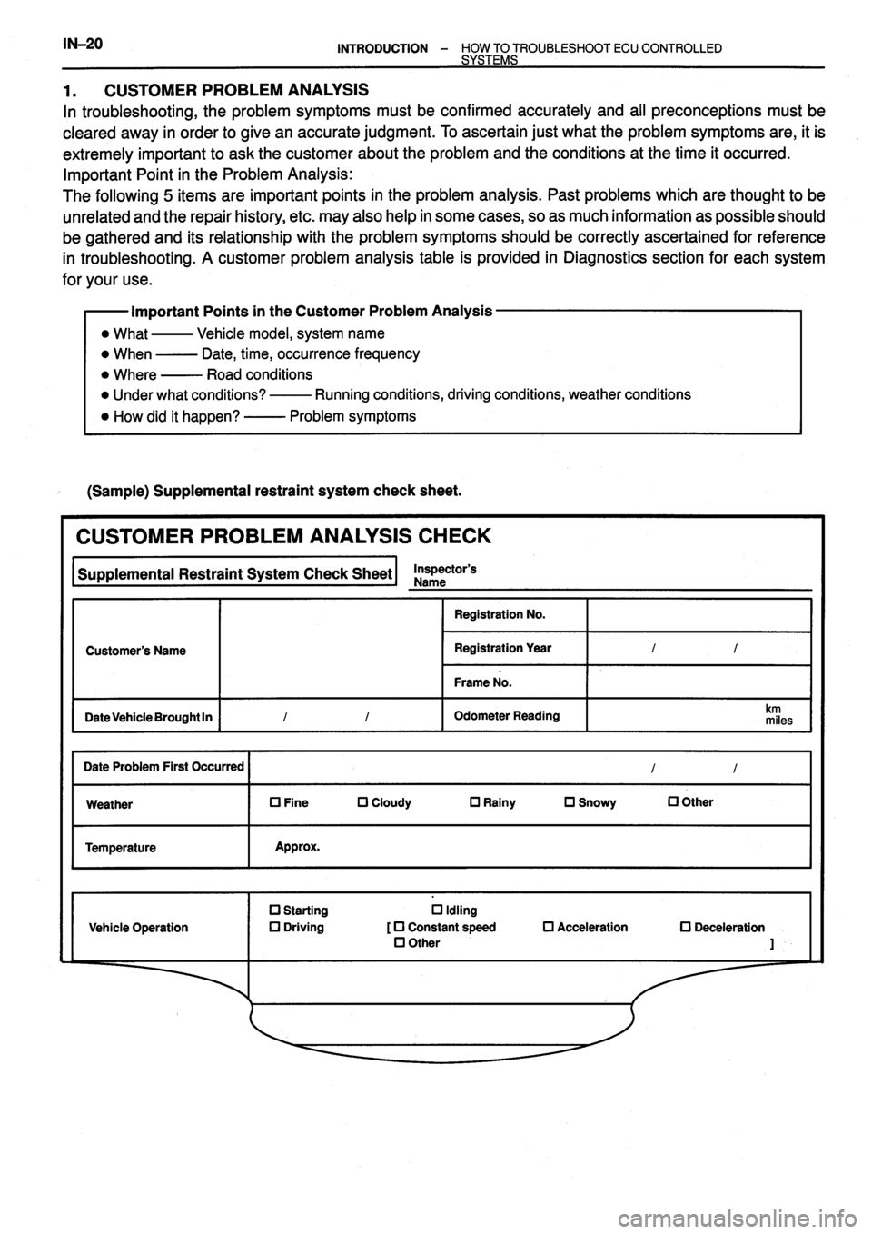 TOYOTA VERSO 1999  Repair Manual 