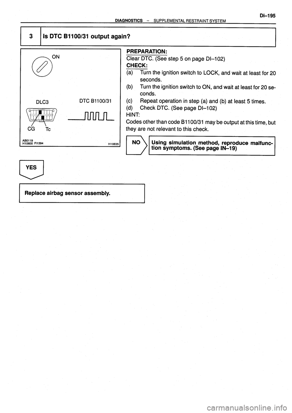 TOYOTA VERSO 1999  Repair Manual 