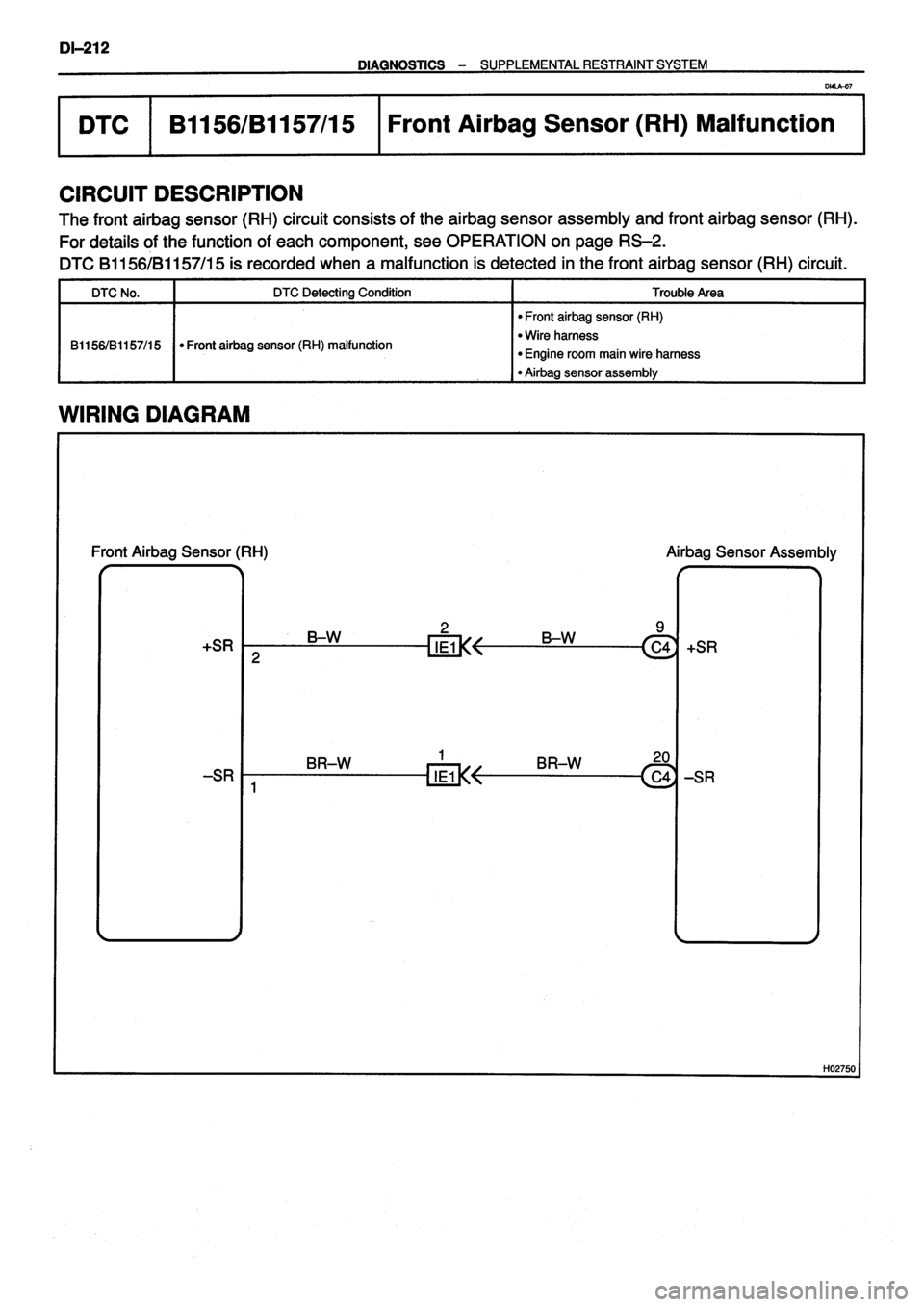TOYOTA VERSO 1999  Repair Manual 