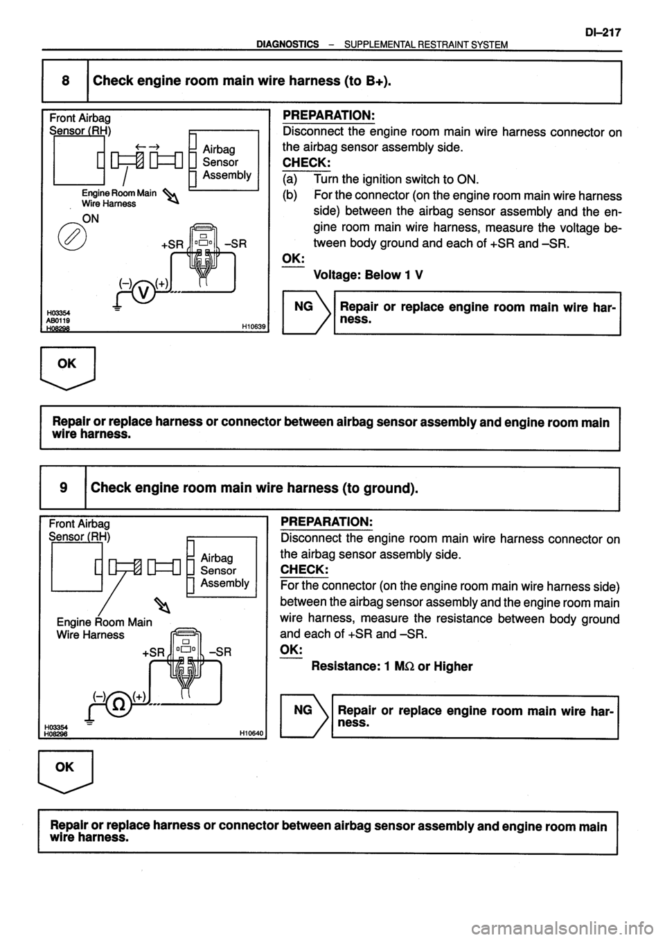 TOYOTA VERSO 1999  Repair Manual 