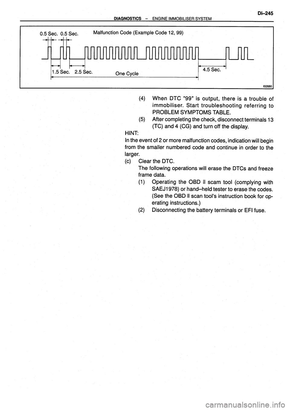 TOYOTA VERSO 1999  Repair Manual 