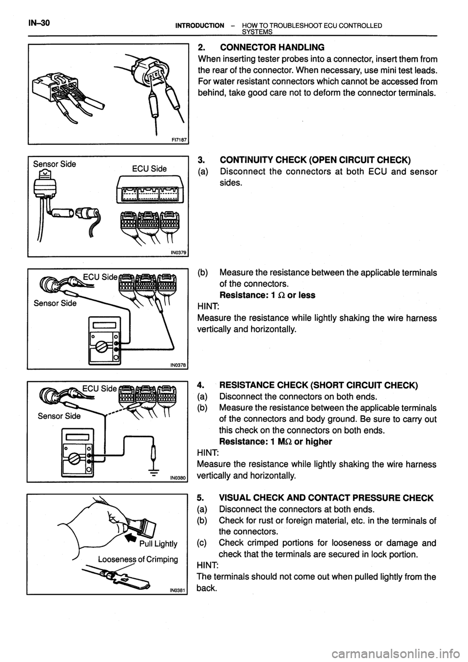 TOYOTA VERSO 1999  Repair Manual 