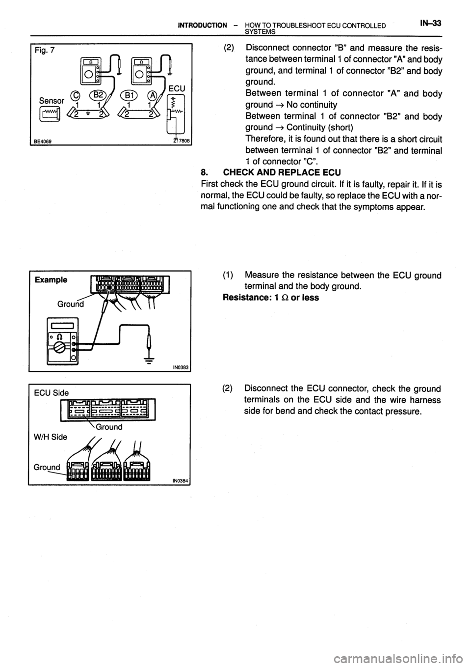 TOYOTA VERSO 1999  Repair Manual 