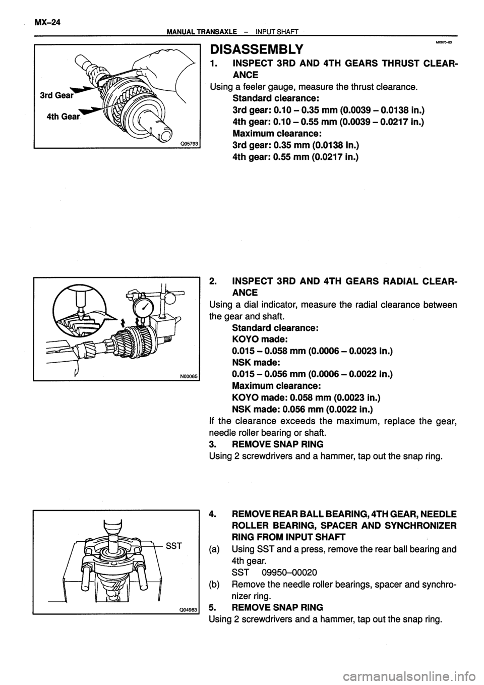 TOYOTA VERSO 1999  Repair Manual 