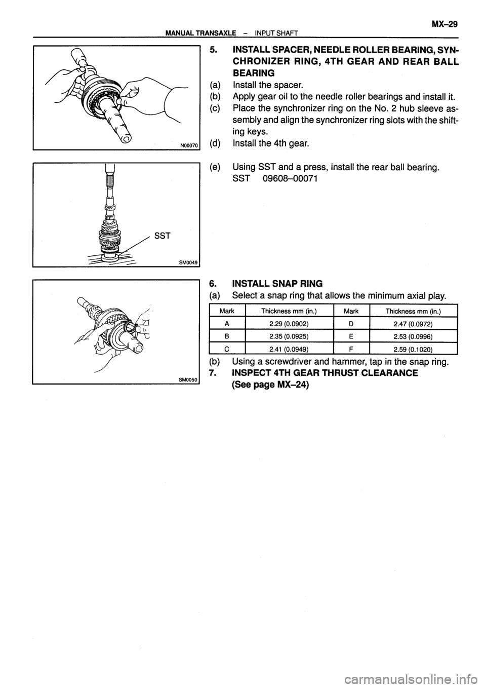 TOYOTA VERSO 1999  Repair Manual 