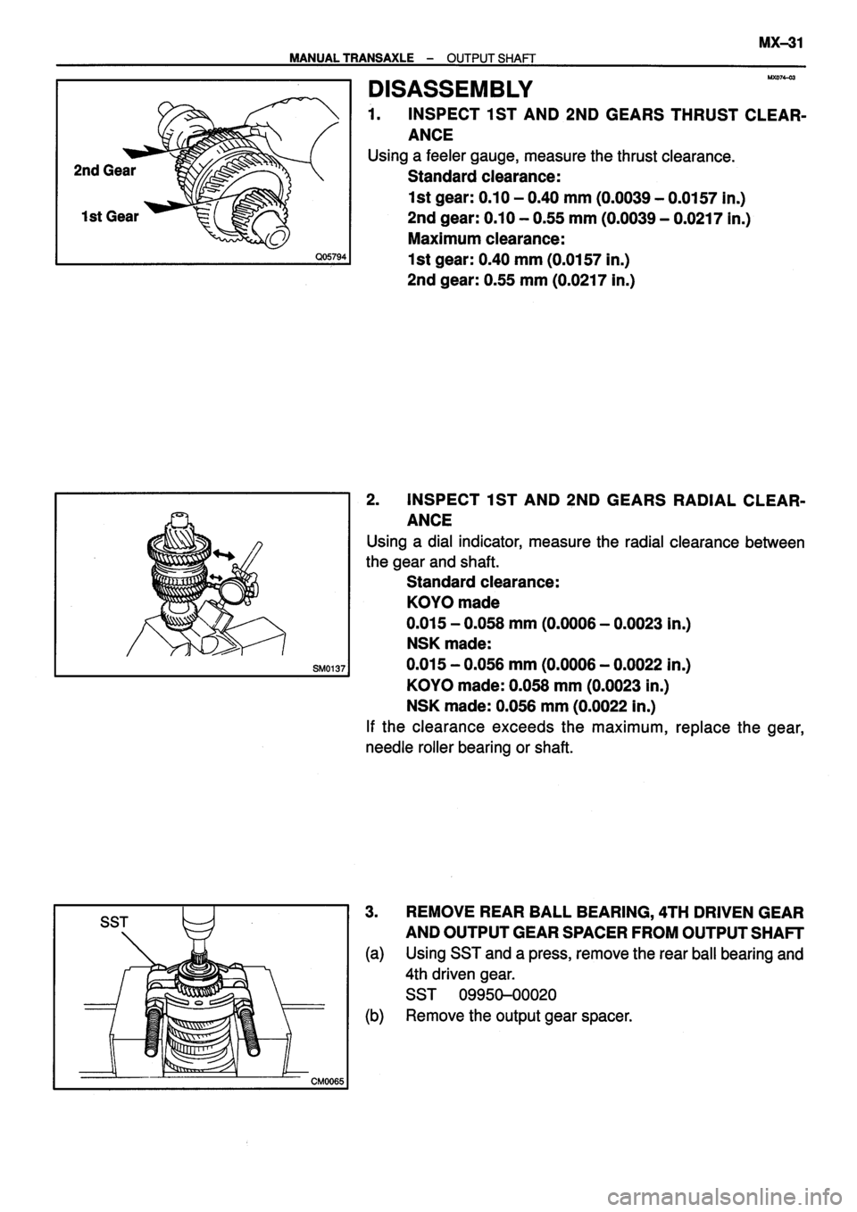 TOYOTA VERSO 1999  Repair Manual 