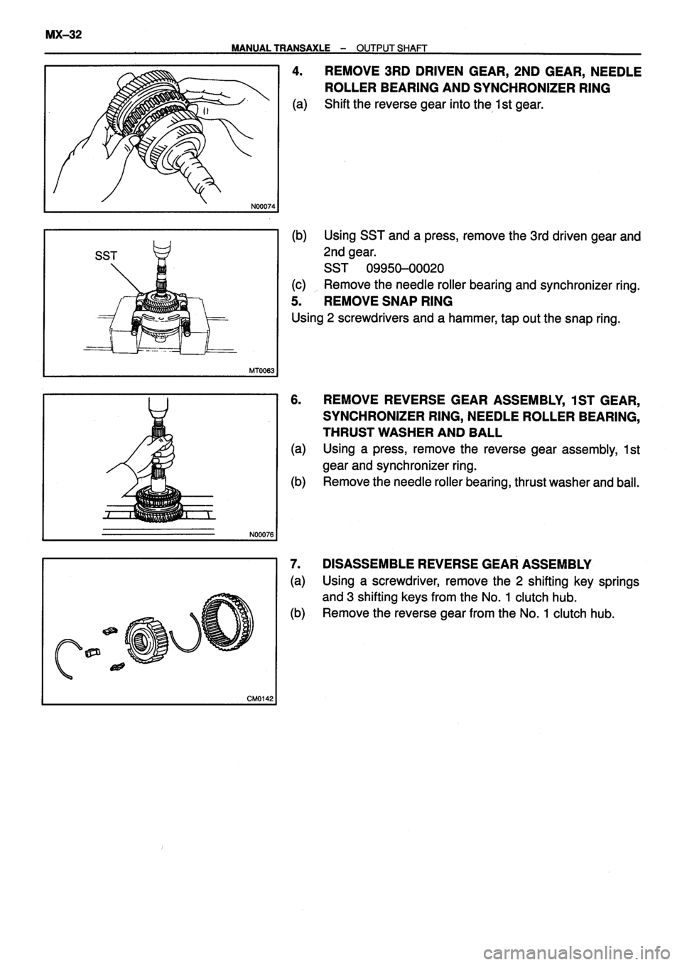 TOYOTA VERSO 1999  Repair Manual 