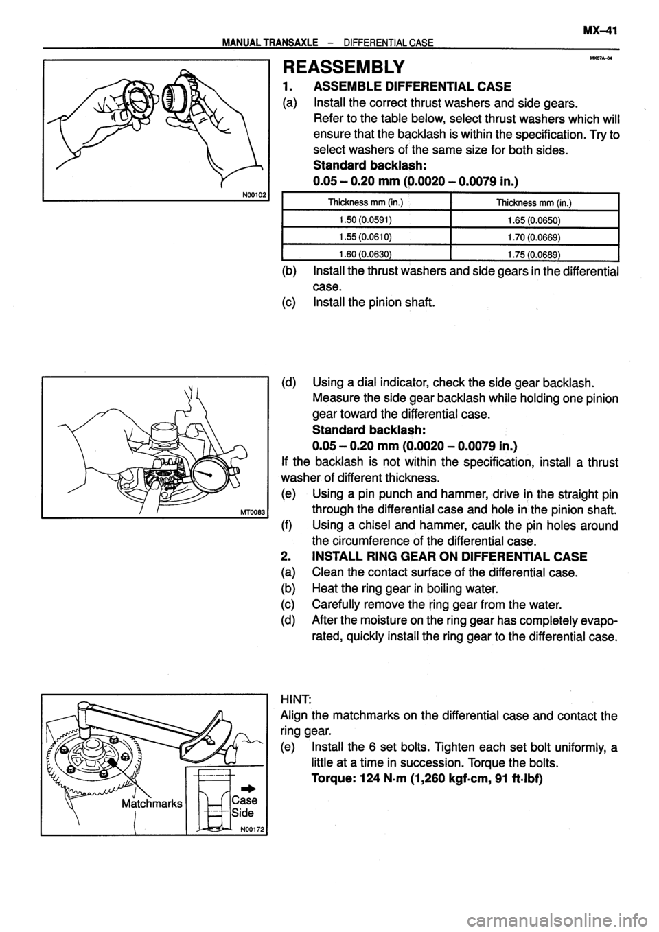 TOYOTA VERSO 1999  Repair Manual 