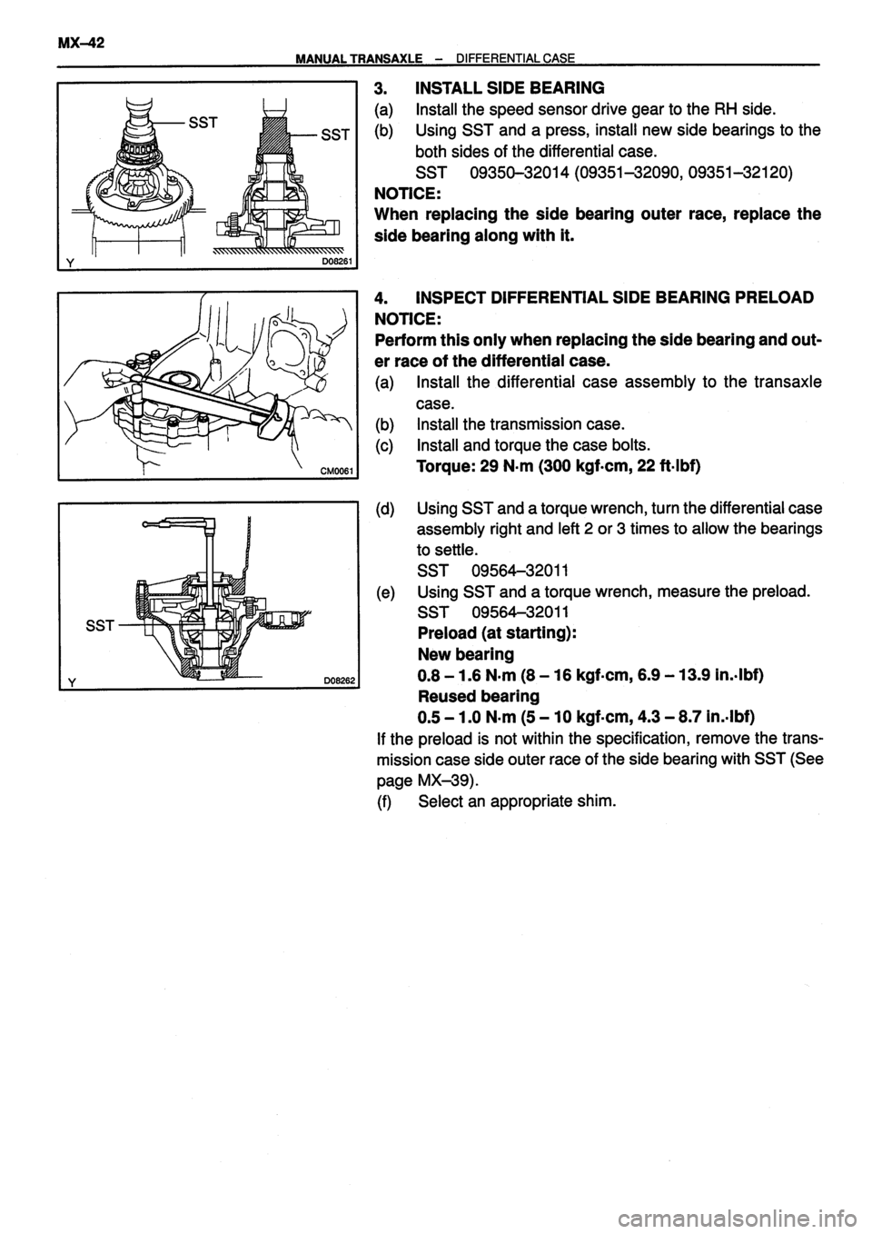 TOYOTA VERSO 1999  Repair Manual 