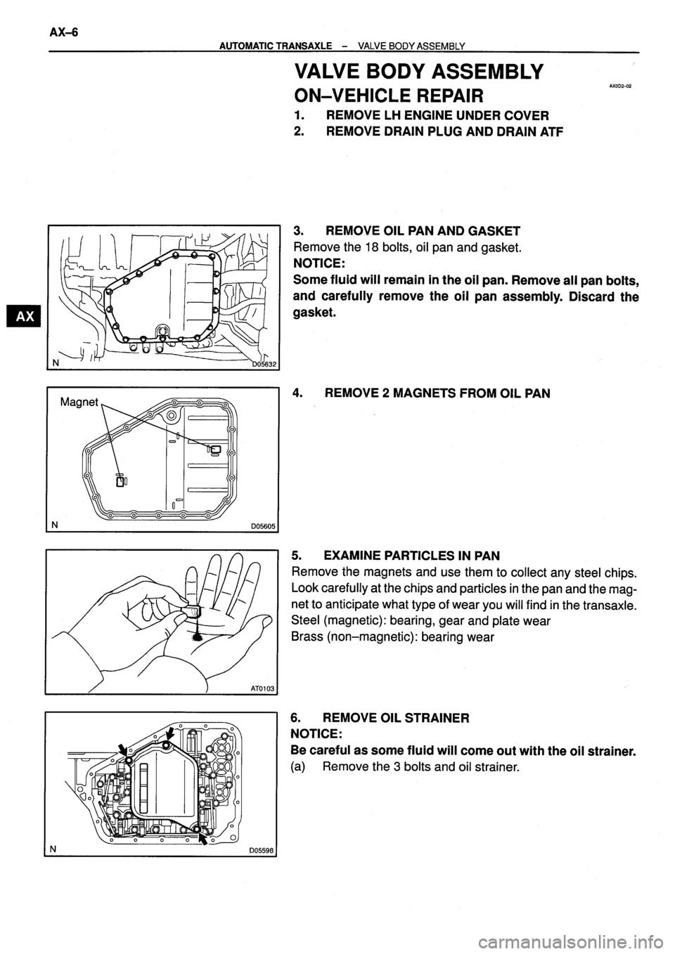 TOYOTA VERSO 1999  Repair Manual 