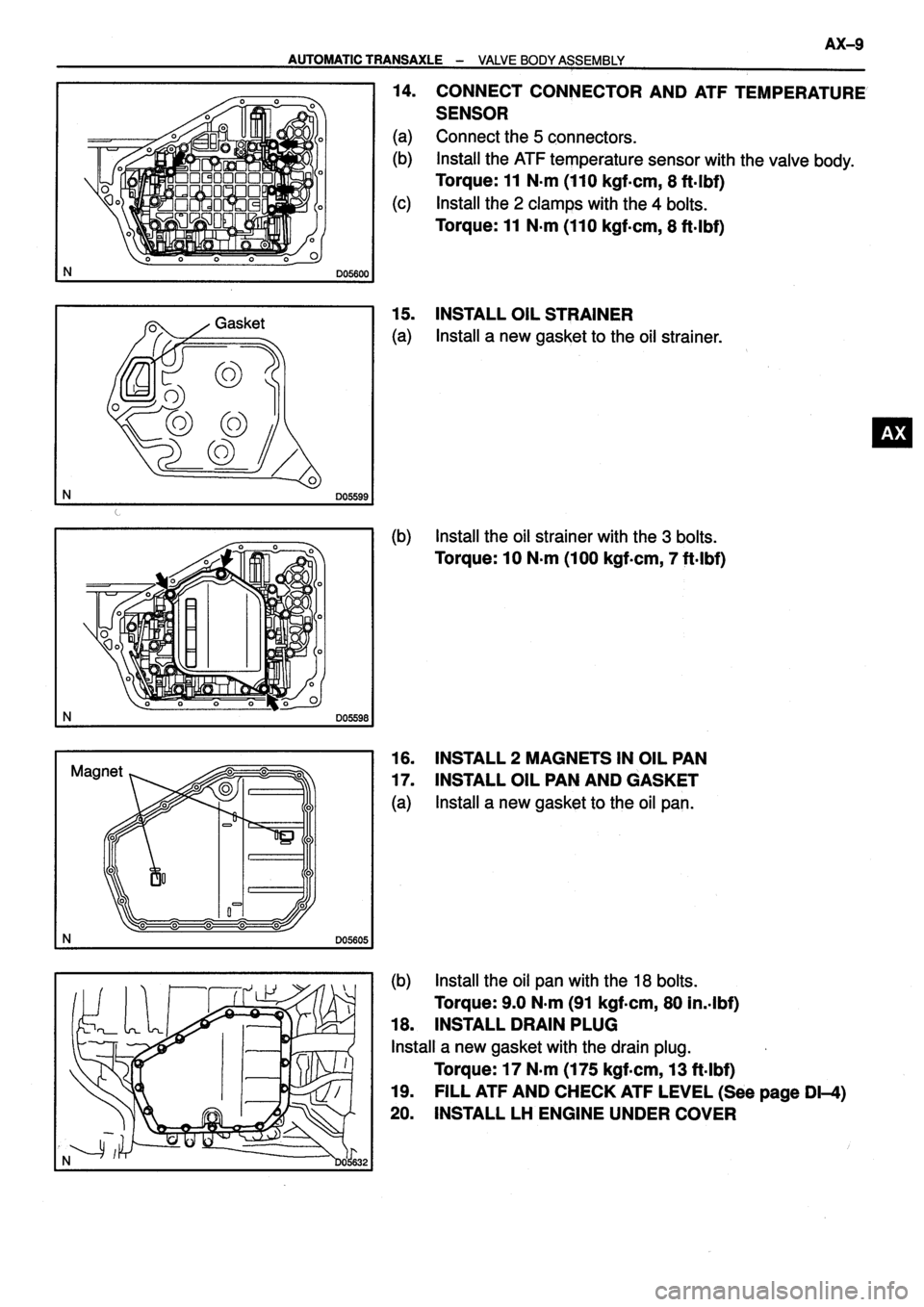 TOYOTA VERSO 1999  Repair Manual 