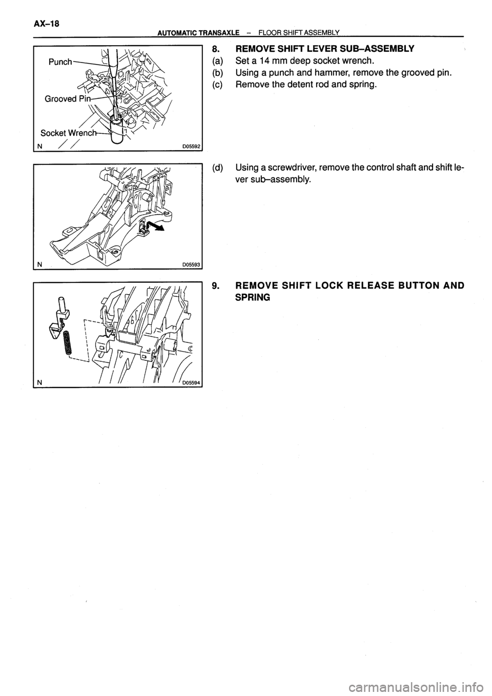 TOYOTA VERSO 1999  Repair Manual 