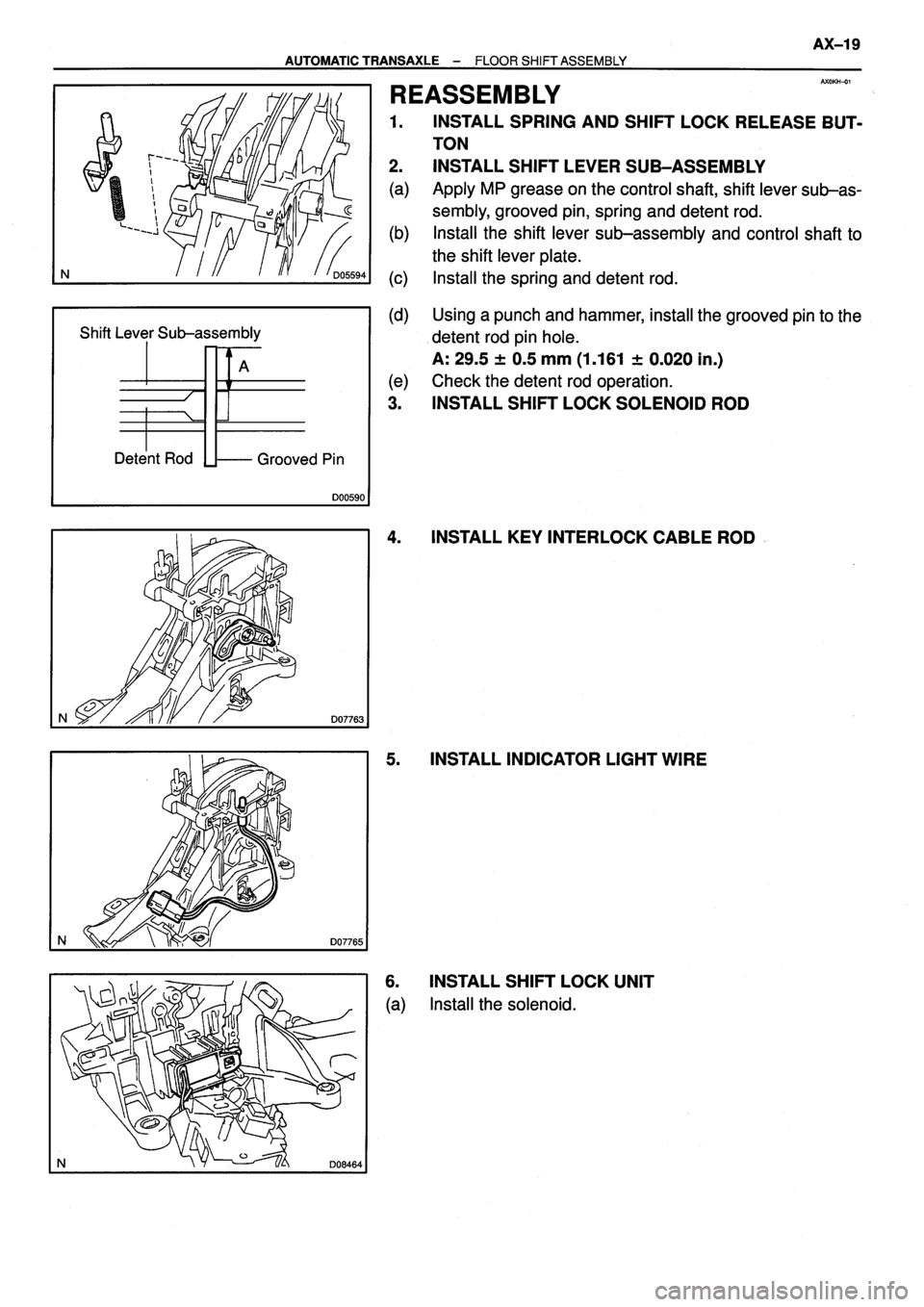 TOYOTA VERSO 1999  Repair Manual 