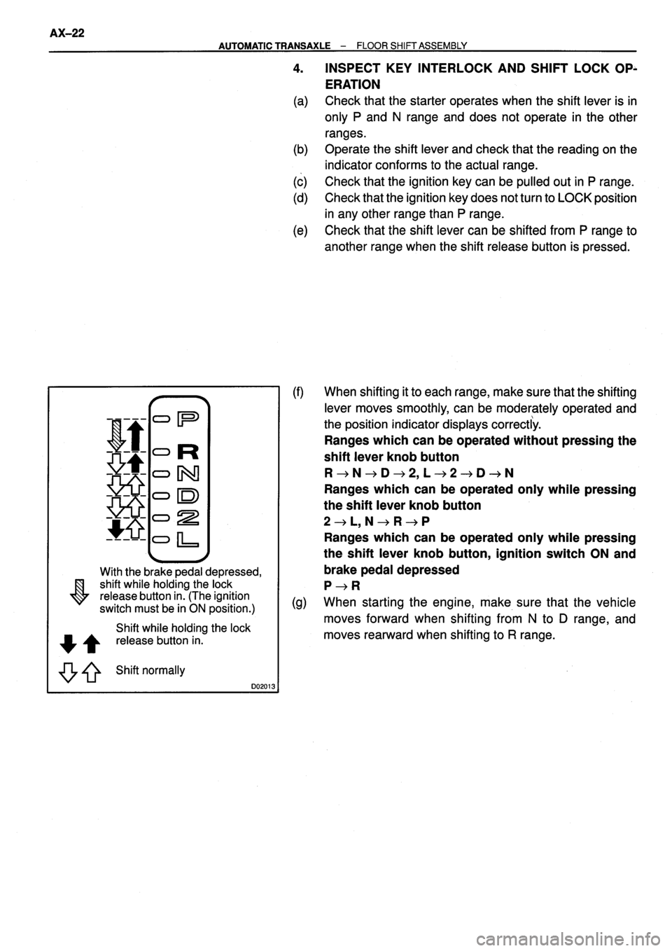 TOYOTA VERSO 1999  Repair Manual 