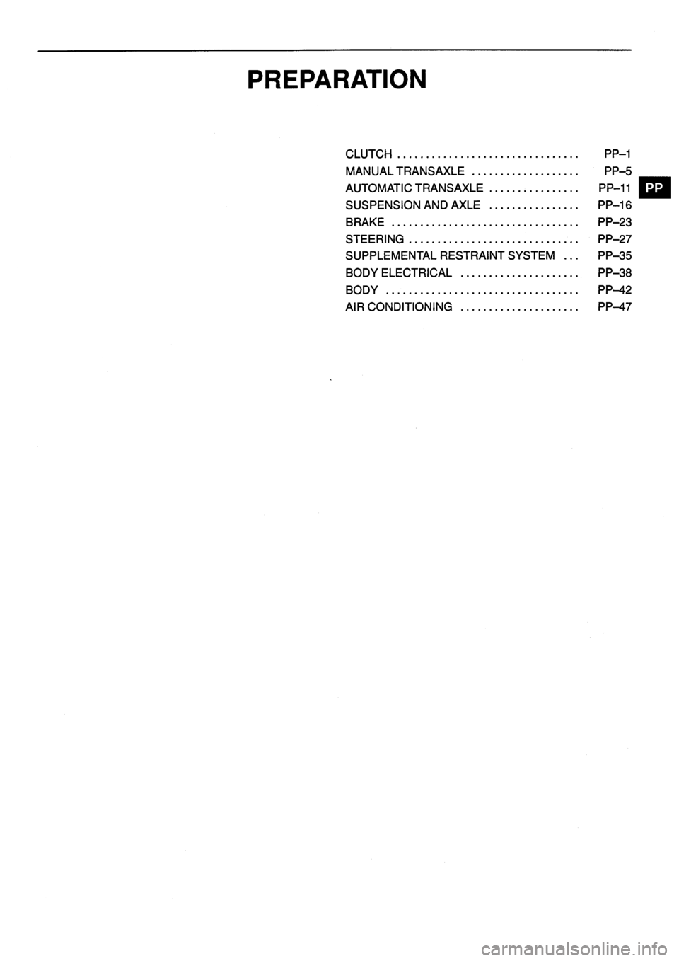 TOYOTA VERSO 1999  Repair Manual 