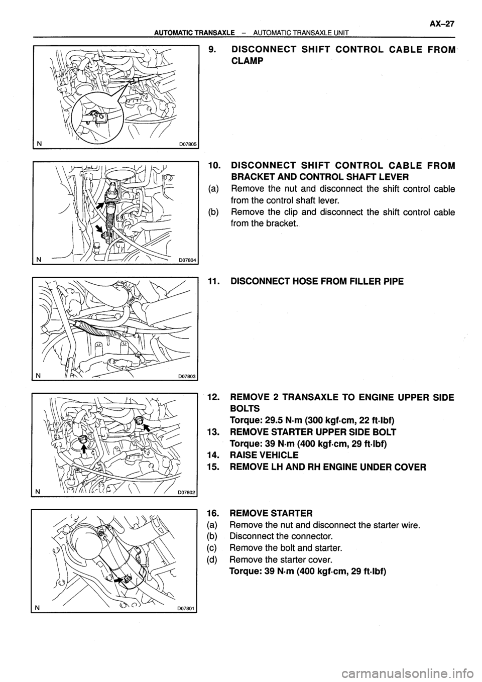 TOYOTA VERSO 1999  Repair Manual 