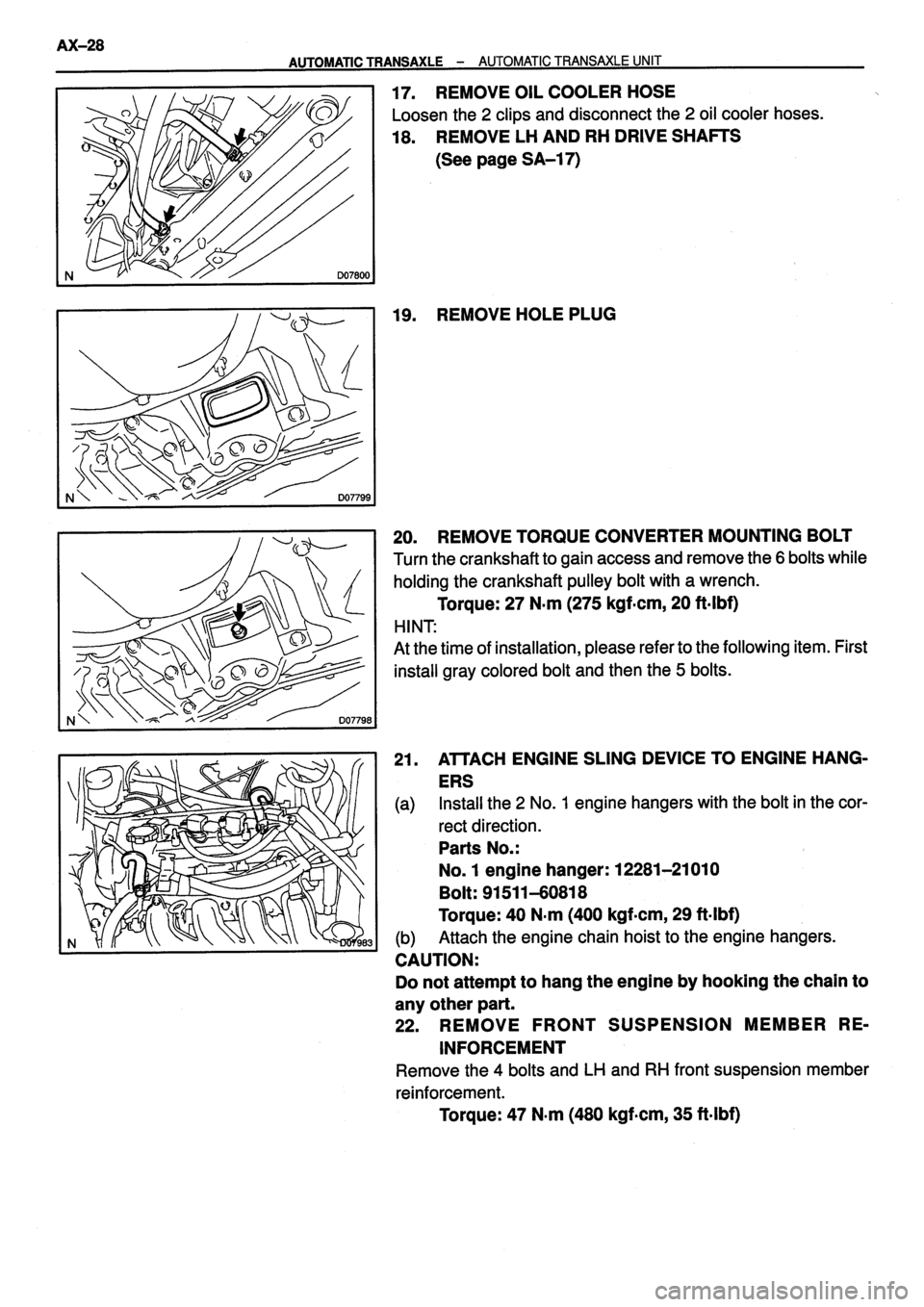 TOYOTA VERSO 1999  Repair Manual 