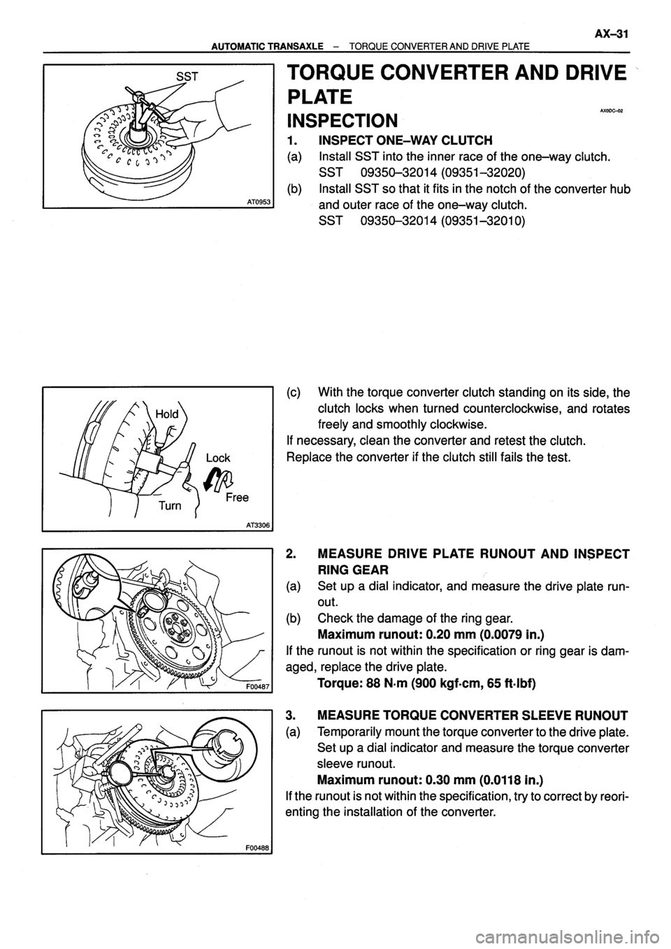 TOYOTA VERSO 1999  Repair Manual 