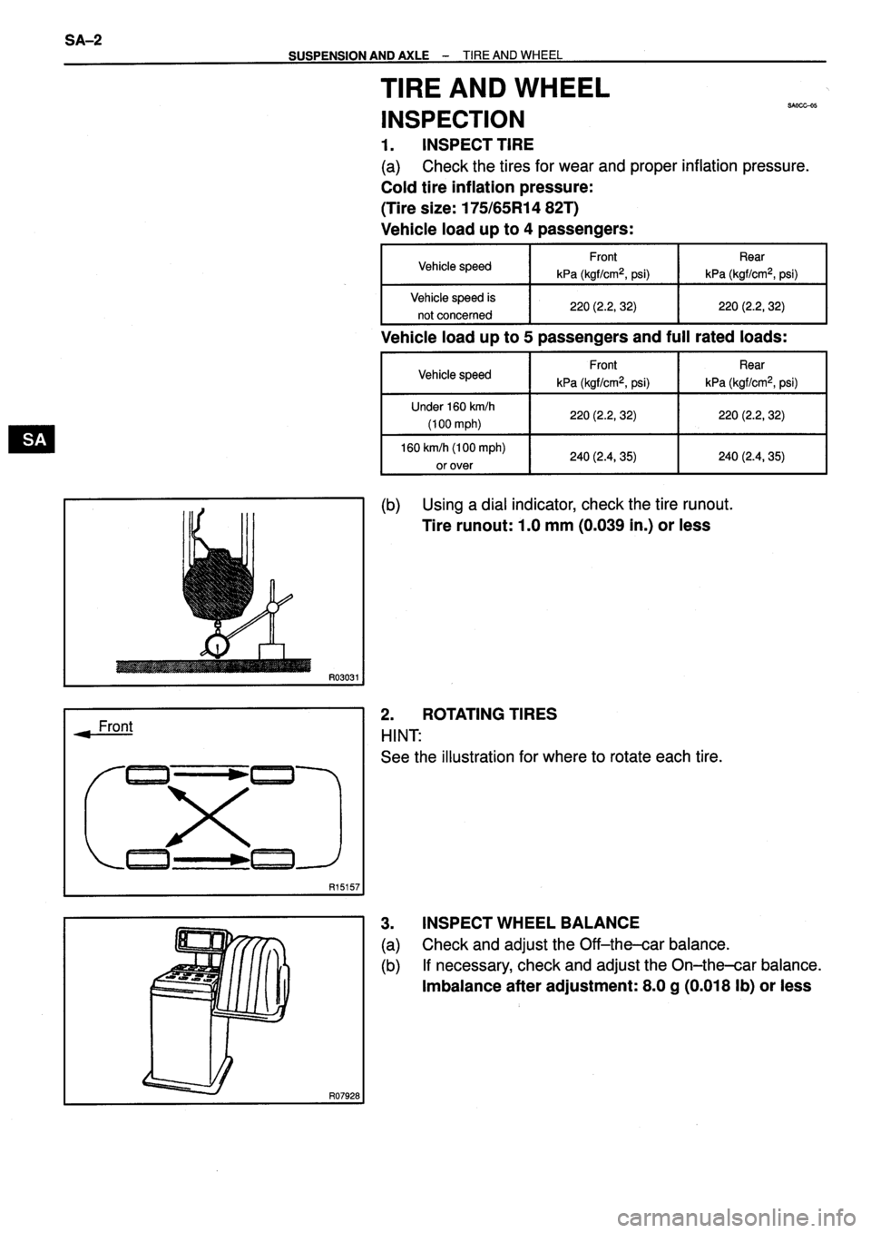 TOYOTA VERSO 1999  Repair Manual 